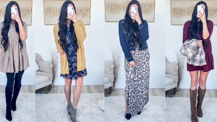 How to Wear a Dress in The Winter