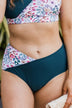 Near To Paradise Swim Bottoms- Teal & Ivory Floral