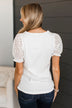 Through The Years Puff Sleeve Top- Off-White
