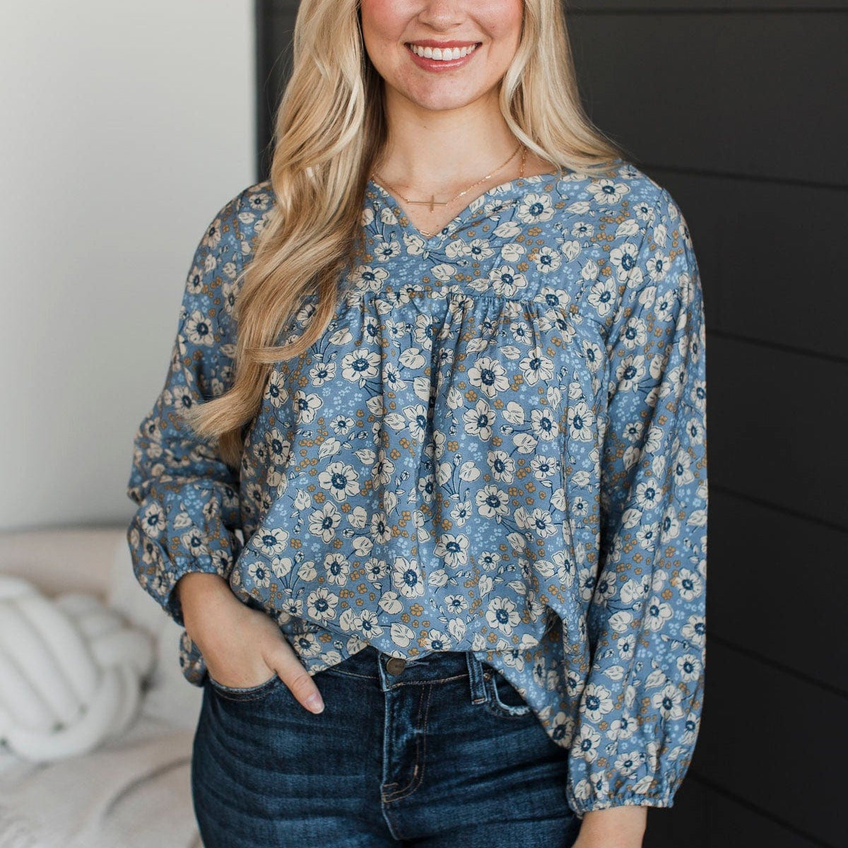Blooming Courtyard Blouse main image 1