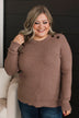 Reasons To Smile Knit Sweater- Mocha