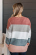 Color My World Knit Sweater- Grey & Mauve