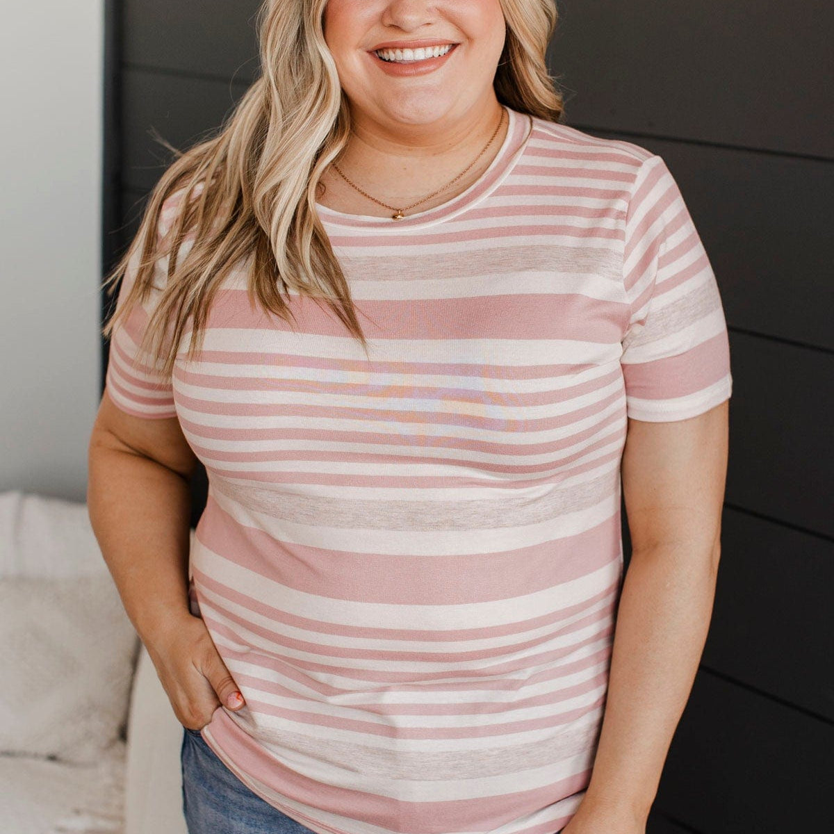 Sweet Confession Top In Blush