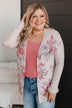 Moments Of Perfection Floral Cardigan- Dusty Lavender