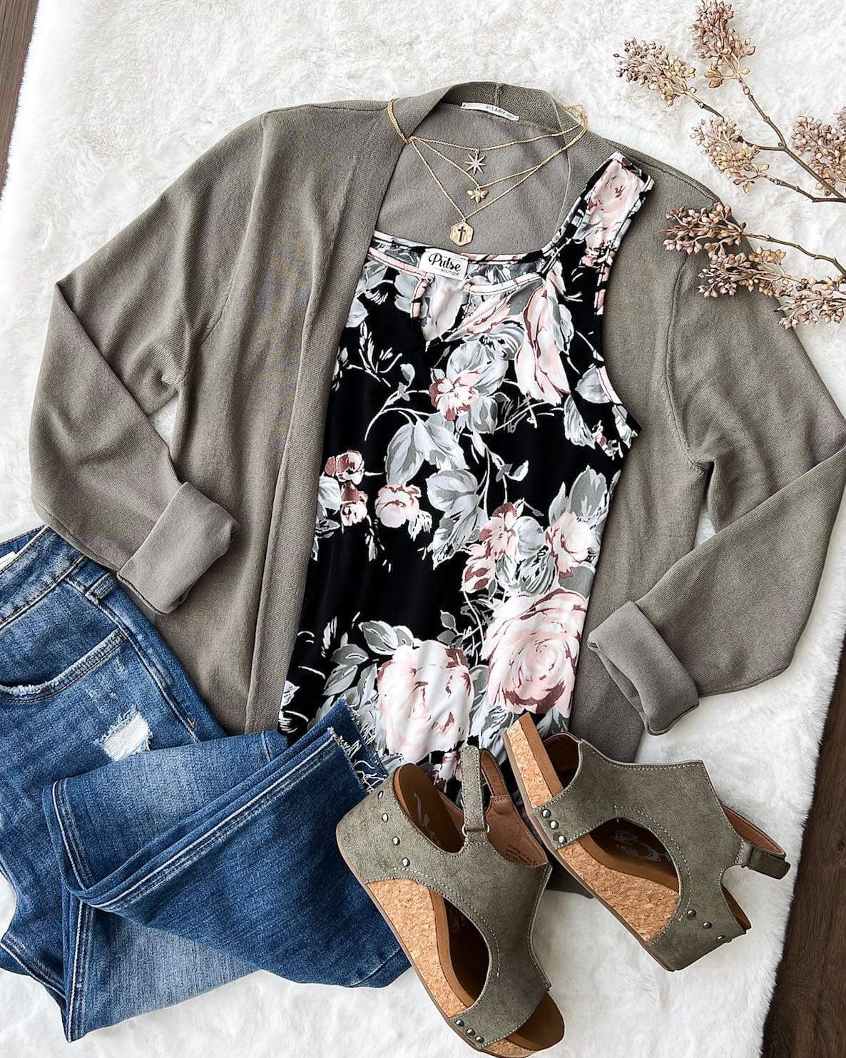 Gorgeous in Gray Outfit