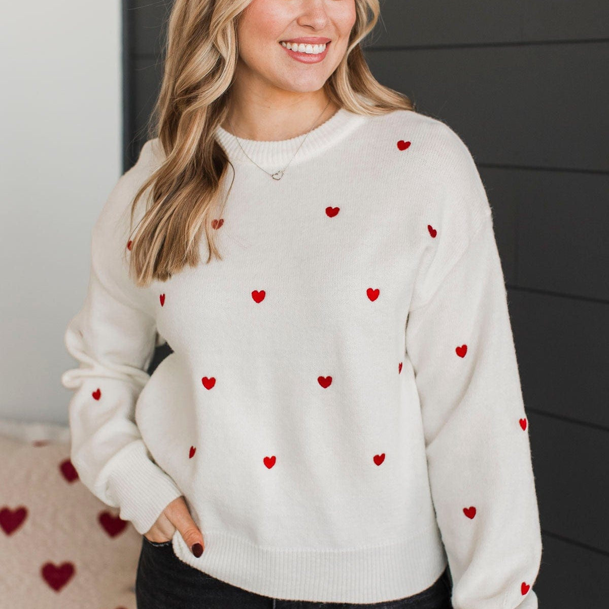 Dreamy Hearts Knit Pullover Set *FINAL SALE* main image 0