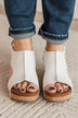 Very G Amara Wedge Sandals- White