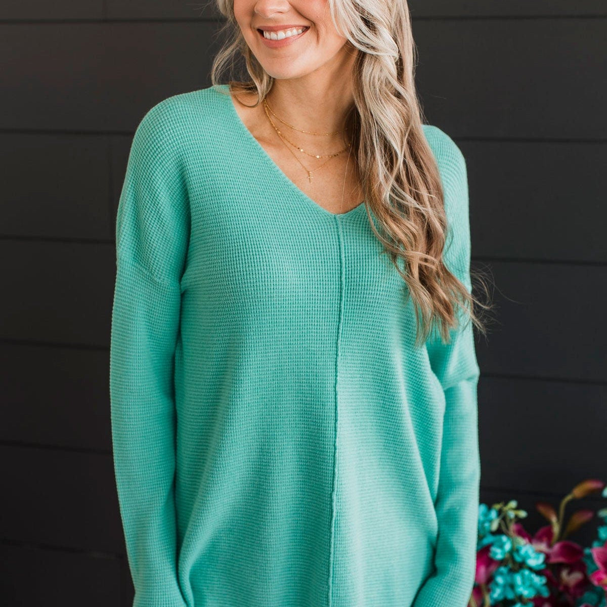 Sweater Vest in Mint main image 0