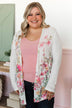 In Time For Spring Floral Cardigan- Ivory & Pink