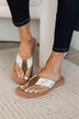 Corky's Summer Break Sandals- White Ditzy Flower
