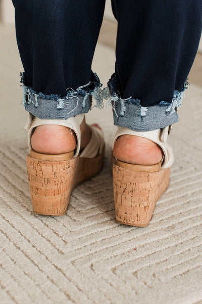 Blowfish Barbados Wedge Sandals Bone The Pulse Boutique