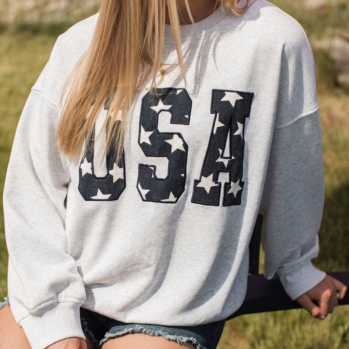 IN STOCK USA Pullover - White main image 1