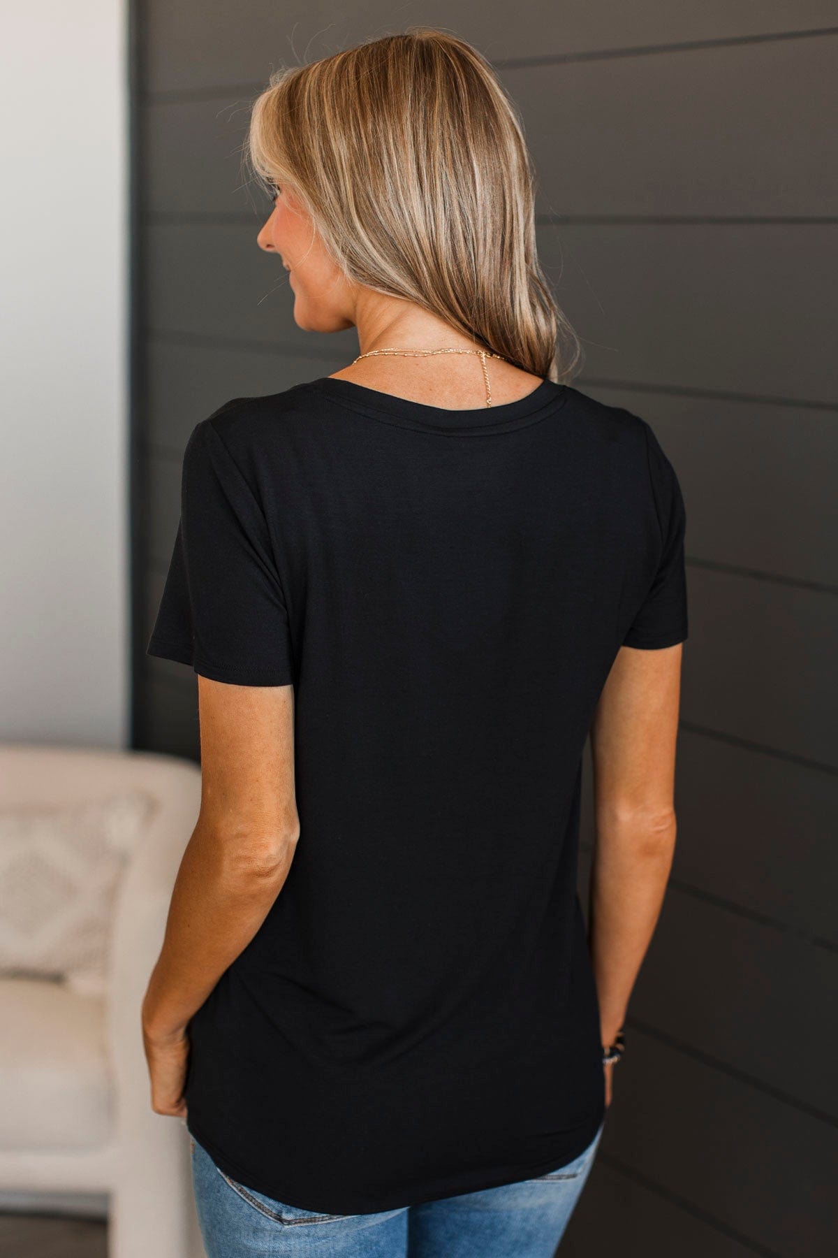 Thread & Supply Late Night Chats Top- Black