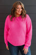 Captivating In Color Knit Sweater- Neon Pink