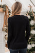 Second Glance Knit Sweater- Black