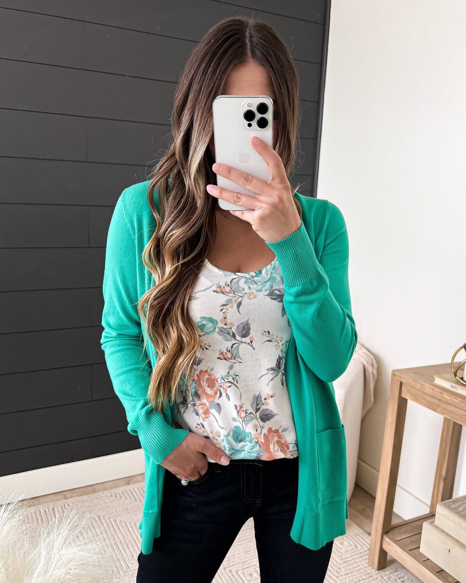 Effortless in Emerald Outfit