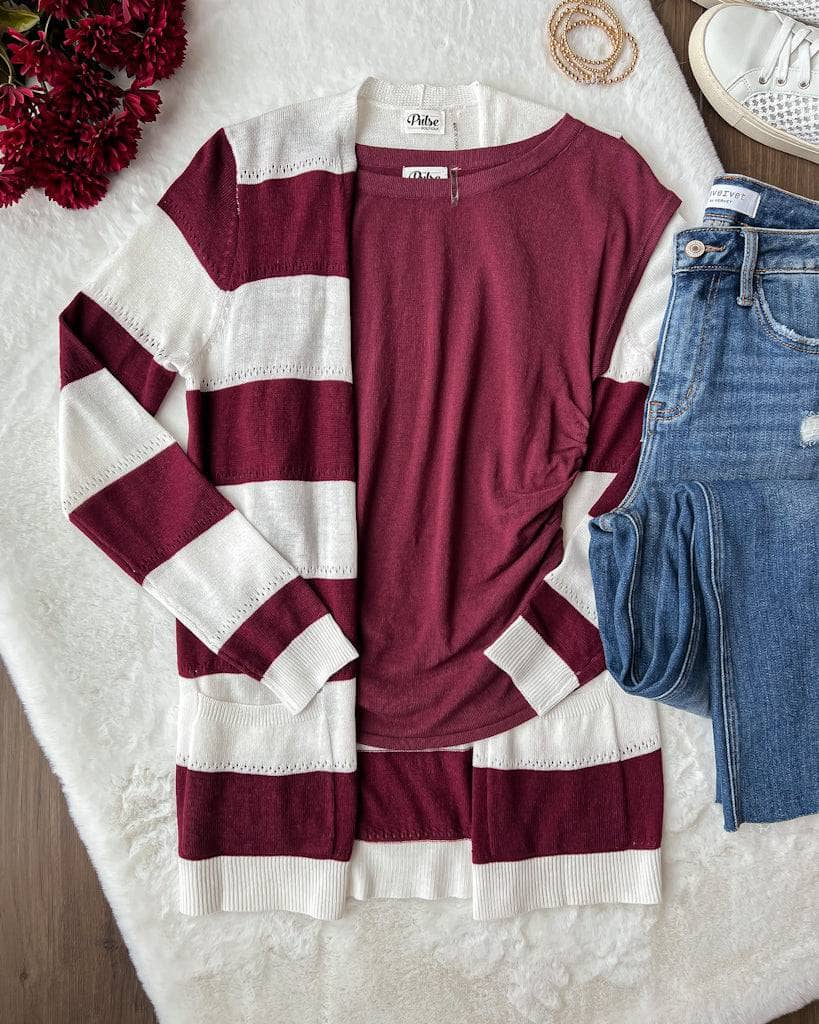 Burgundy Hues Outfit