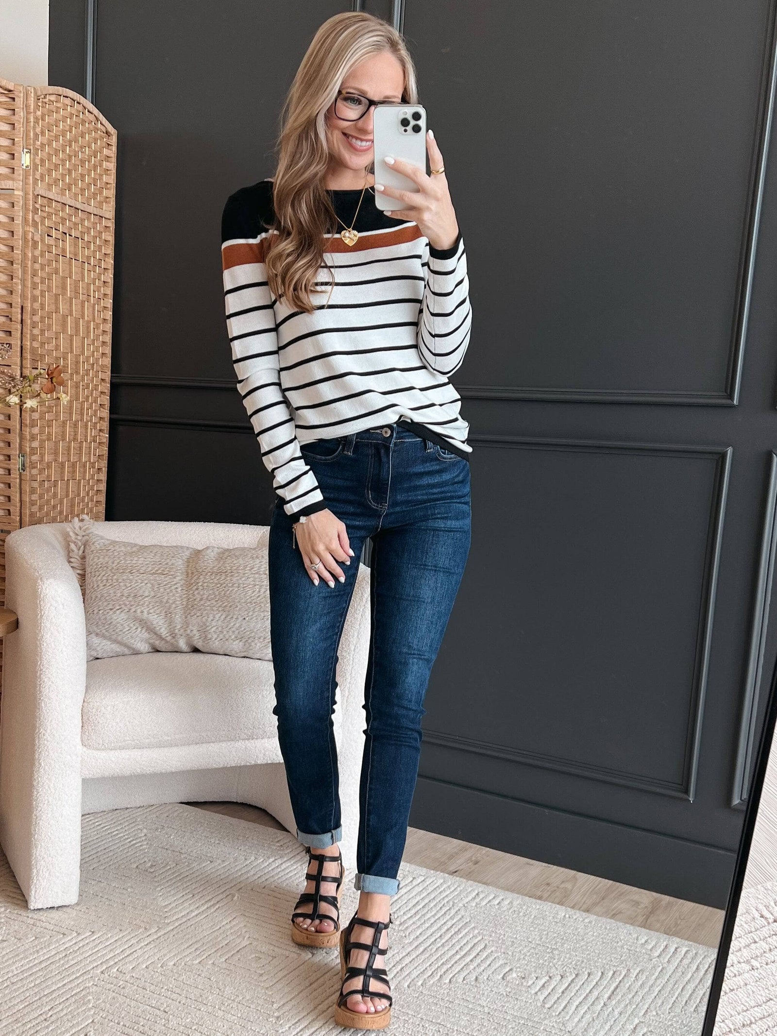 Stunning in Stripes Outfit