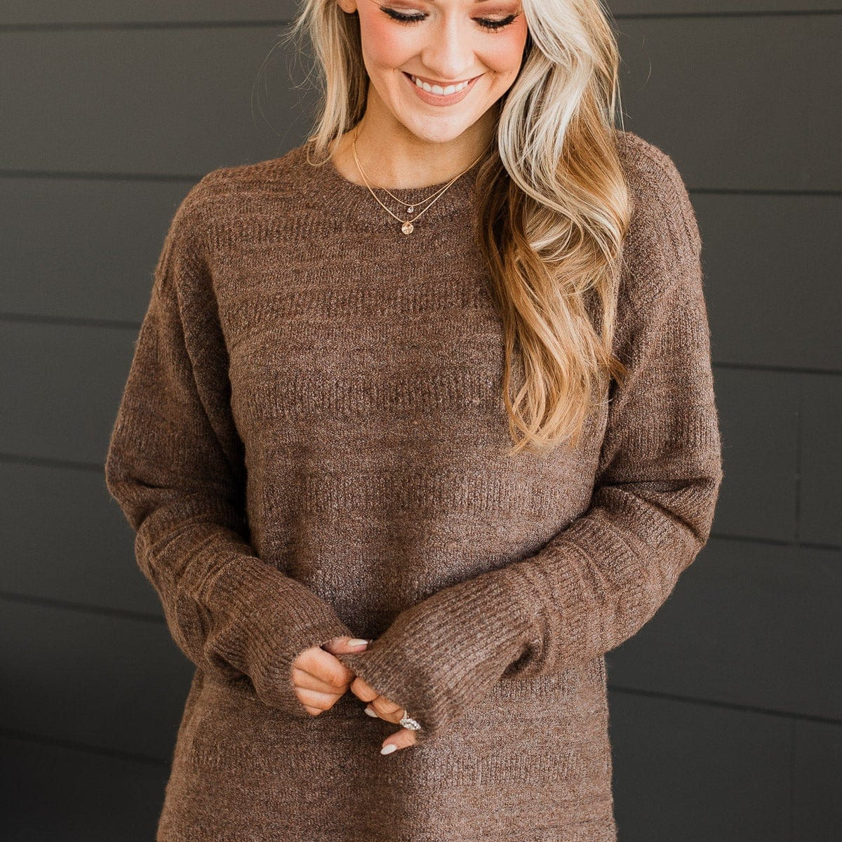 Afternoon Tea Time Knit Sweater