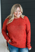 Sweet Harmony Knit Sweater- Red