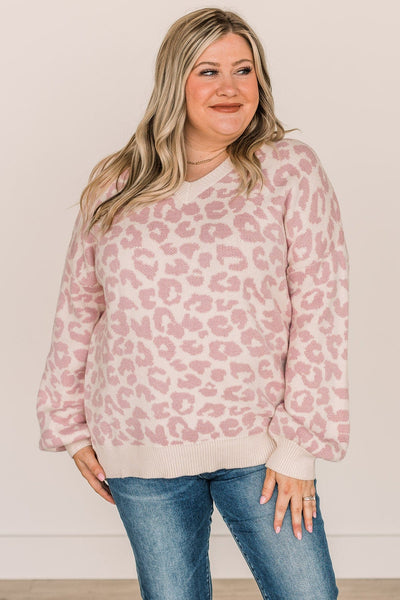 Mauve Leopard Sweater main image 0