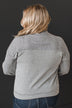 In My Feels Color Block Knit Top- Grey