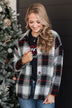 Campfire Nights Plaid Jacket- Black & Red