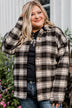 Campfire Nights Plaid Jacket- Black & Ivory