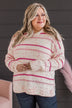 Stay Tuned Confetti Knit Sweater- Ivory & Pink