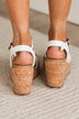 Blowfish Bahamas Wedge Sandals- White