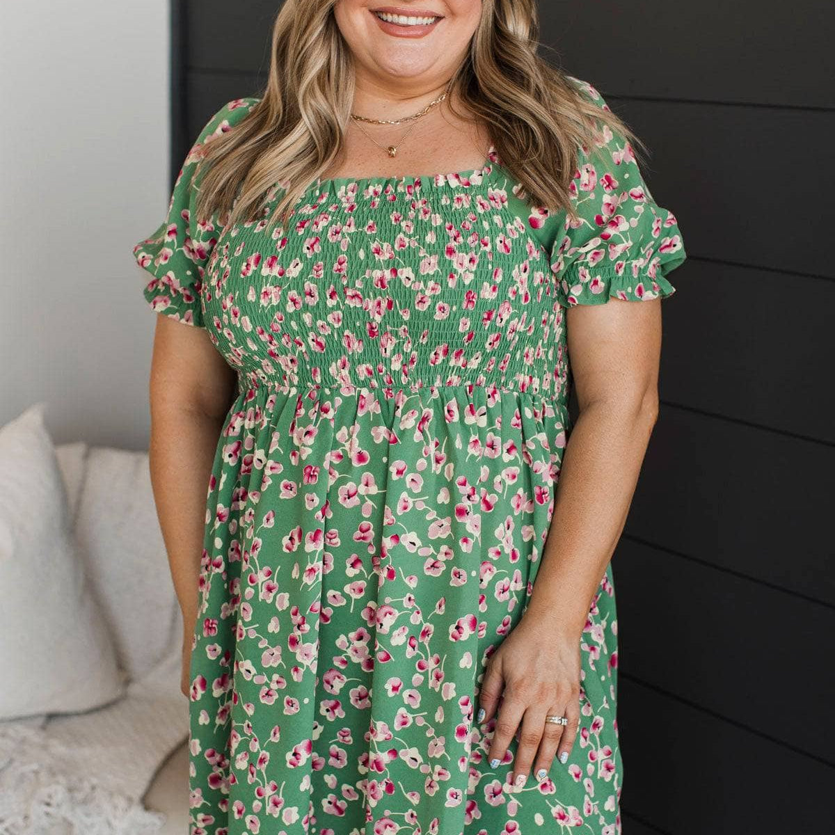 Whimsical Beginnings Floral Mini Dress- Sage – The Pulse Boutique