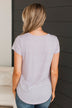 Charmed To Meet You Short Sleeve Top- Lilac