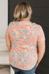 Embracing Love Floral Top- Peach