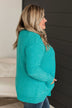 Cuddle Up To You Knit Cardigan- Turquoise