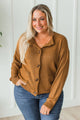 Grace From Within Button Up Cardigan- Ginger