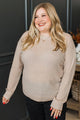 Like We Used To Long Sleeve Knit Sweater- Oatmeal