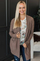 For Your Consideration Knit Cardigan- Cappuccino