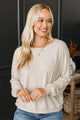 Highly Pleasing Long Sleeve Top- Oatmeal