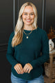 Friends Forever Knit Sweater- Teal