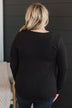 Nights Like These Knit Top- Black