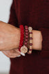 Showing Off Stackable Bracelet Set- Wine