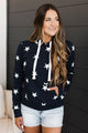 Be A Star Drawstring Hoodie- Deep Navy