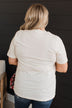 "Merry" Graphic Tee- Cream