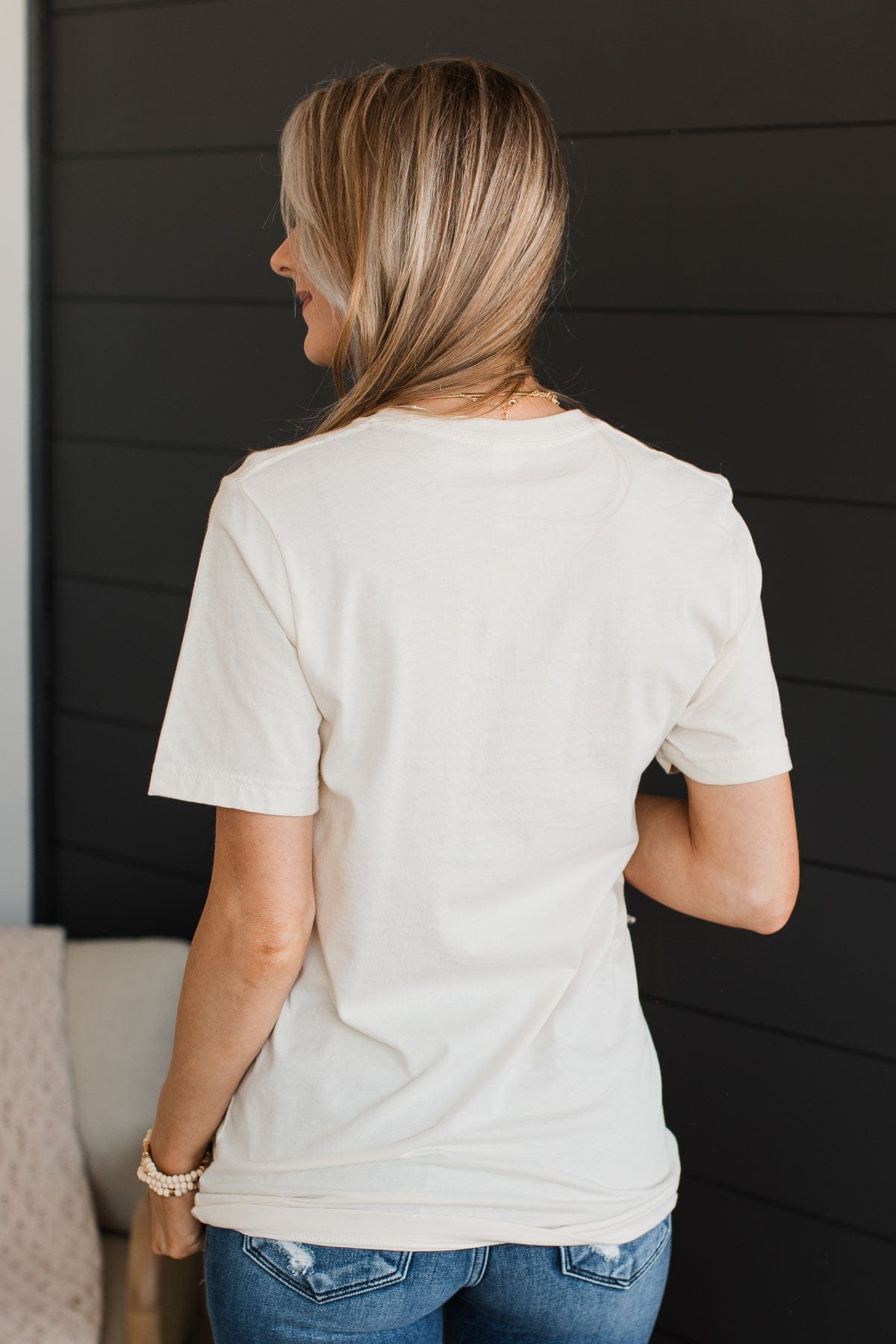 "Merry" Graphic Tee- Cream
