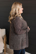 Props To You Sprinkle Knit Cardigan- Dark Brown