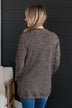 Props To You Sprinkle Knit Cardigan- Dark Brown