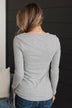 Love You Forever Knit Top- Heather Grey