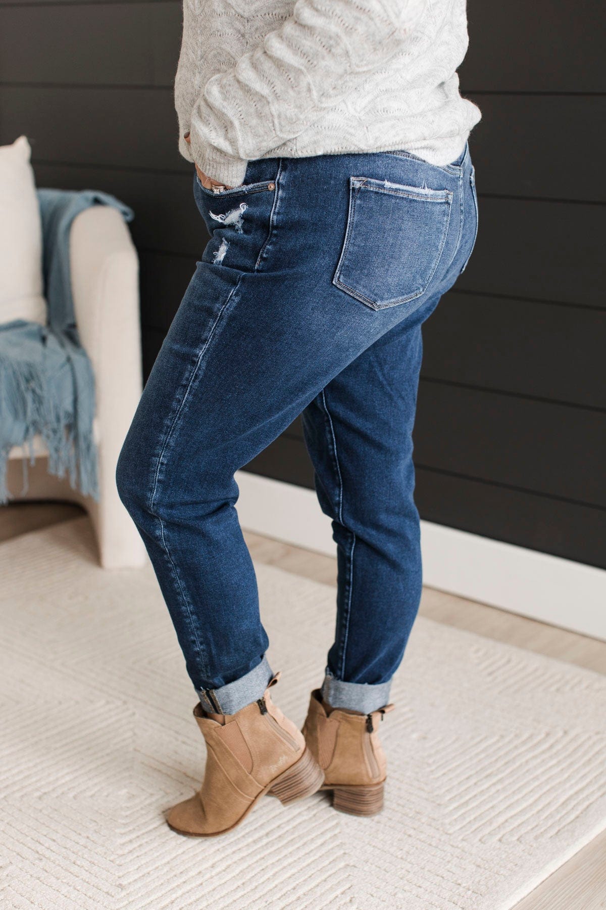 KanCan Ankle Skinny Jeans- Beatrice Wash