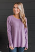 Time To Thrive Knit Sweater- Lavender