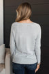 Madly In Love V-Neck Sweater- Heather Grey